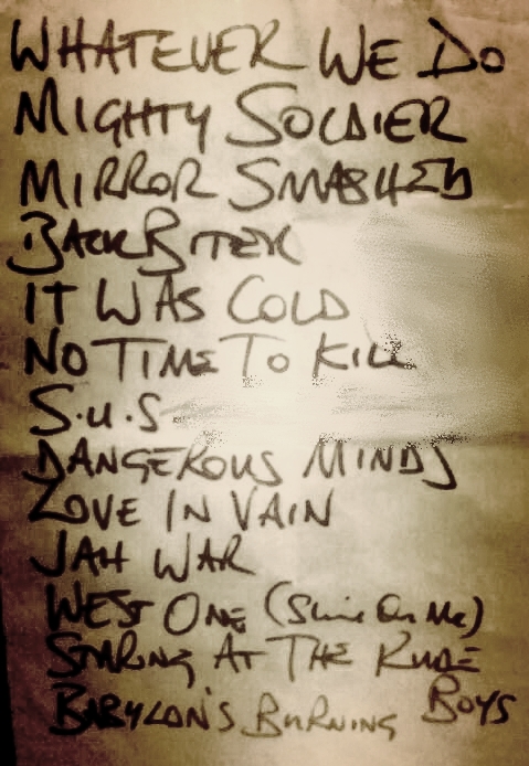 setlist Ruts DC