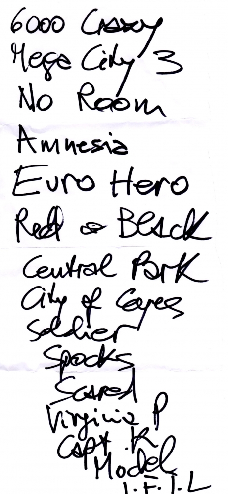 Spizz Setlist Berlin